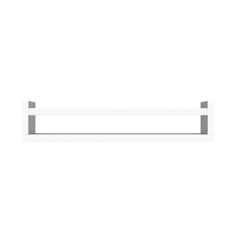 Onlysky Set of 4 Wall-Mounted Kid's Bookshelf - White Floating Nursery Book Shelves - Durable Wood Construction - Ideal for Nursery Decor, Kids Room, Toy Storage - Image 4