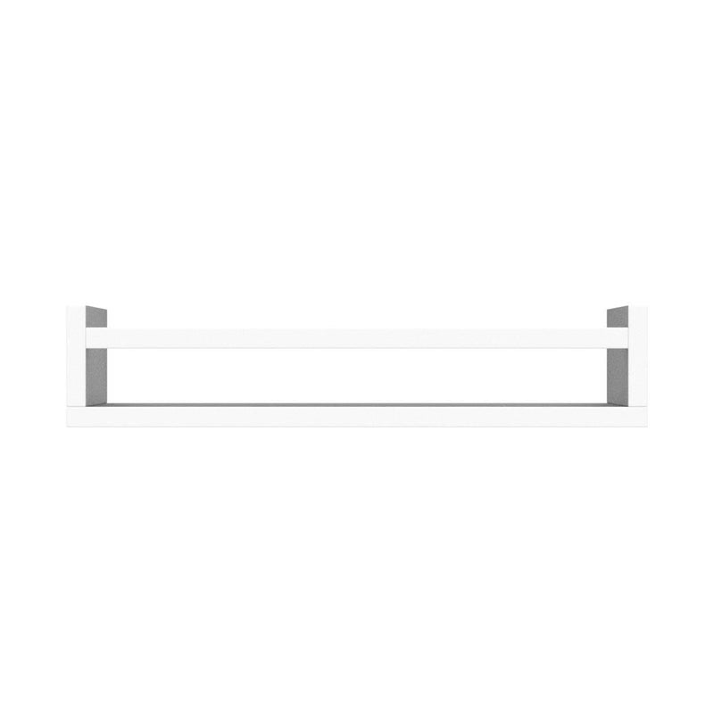 Onlysky Set of 4 Wall-Mounted Kid's Bookshelf - White Floating Nursery Book Shelves - Durable Wood Construction - Ideal for Nursery Decor, Kids Room, Toy Storage - Image 5