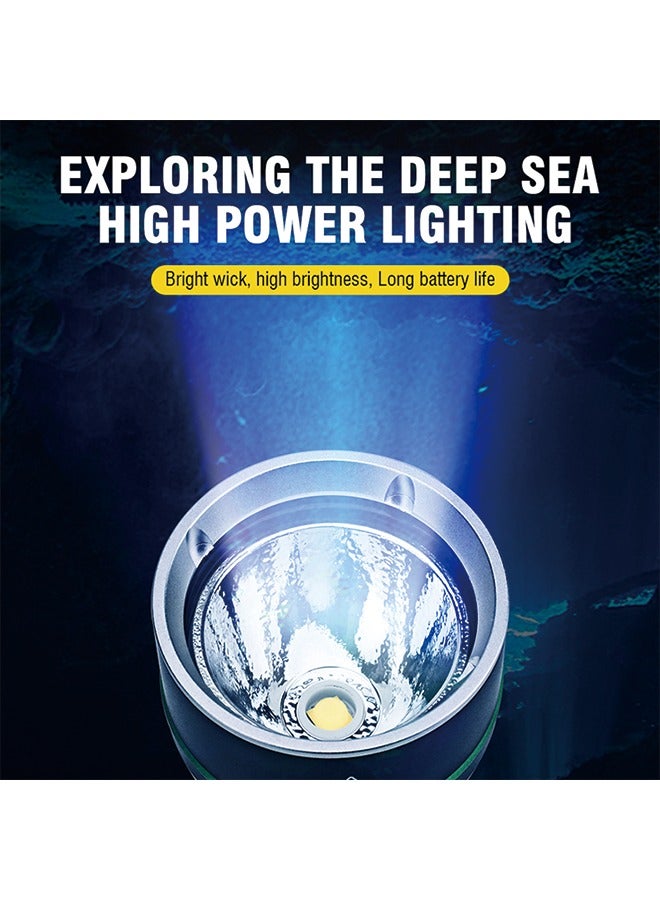 BORUIT S3 Deep Sea Diving Flashlight - High-Intensity Underwater Photography Light, Waterproof and Durable - Image 5