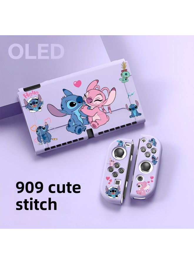 general Switch Oled Protective Shell TPU Soft Shell Manufacturer Split Protective Cover OLED Color Shell Manufacturer-Product Color:907 Dolls-TPU Soft Case-OLED - Image 2