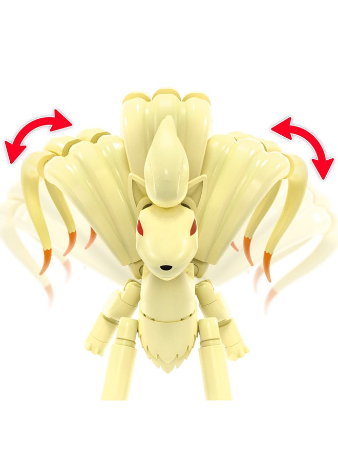 MEGA Pokémon Action Figure Building Toys, Vulpix Evolution Set With 145 Pieces And Ninetales, 2 Poseable Characters, Gift Idea For Kids  - Image 5