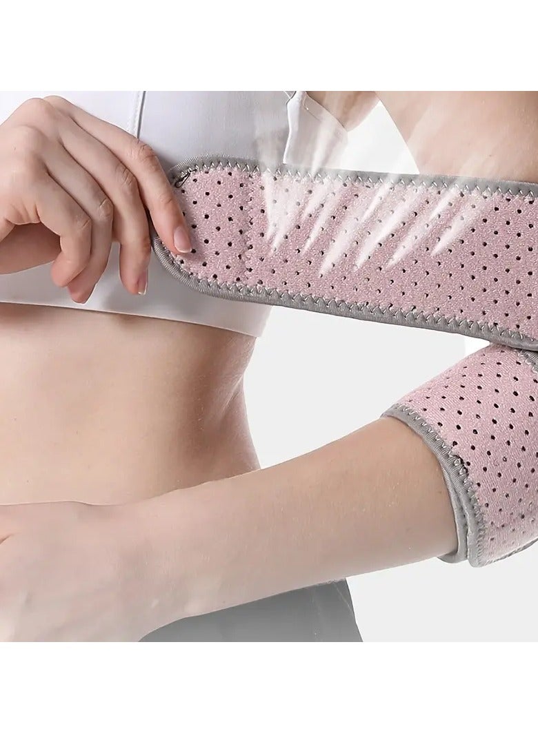 Adjustable Elbow Brace for Men & Women -InstantPain Relief for Tennis Elbow, Golfer's Elbow, Tendonitis &Arthritis -Advanced Support for Weightlifting, Gym, SportsInjury Recovery & Daily Use(Pink) - Image 2