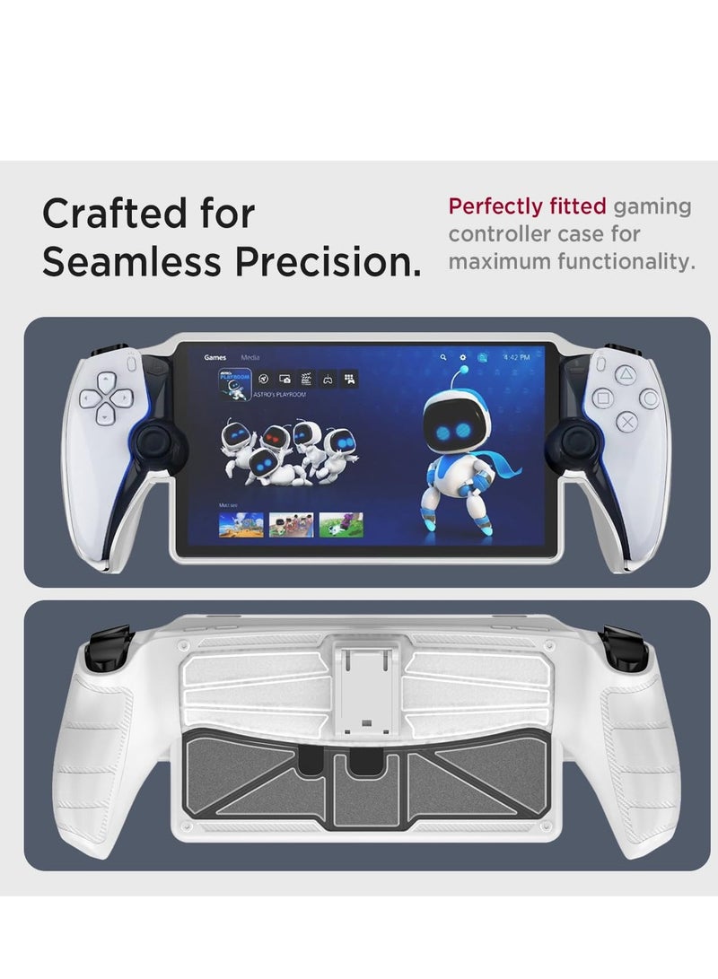 SYOSI Case Fit for Playstation Portal with Stand, PS Portal Case, Military Grade Shock-Absorption Anti-Slip Slim Cover with Kickstand Case for Playstation Portal Handheld Game Accessories (White)  - Image 3