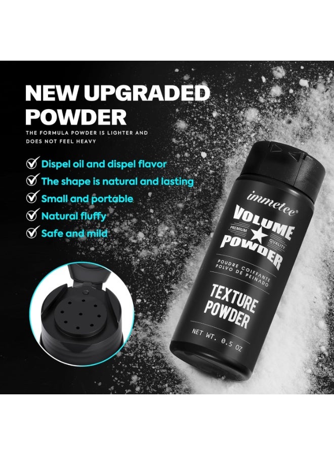Immetee Hair Volume Powder - Texture Styling for Men and Women, Light Control Natural Matte Look, Root Lifting 0.5oz - Image 3