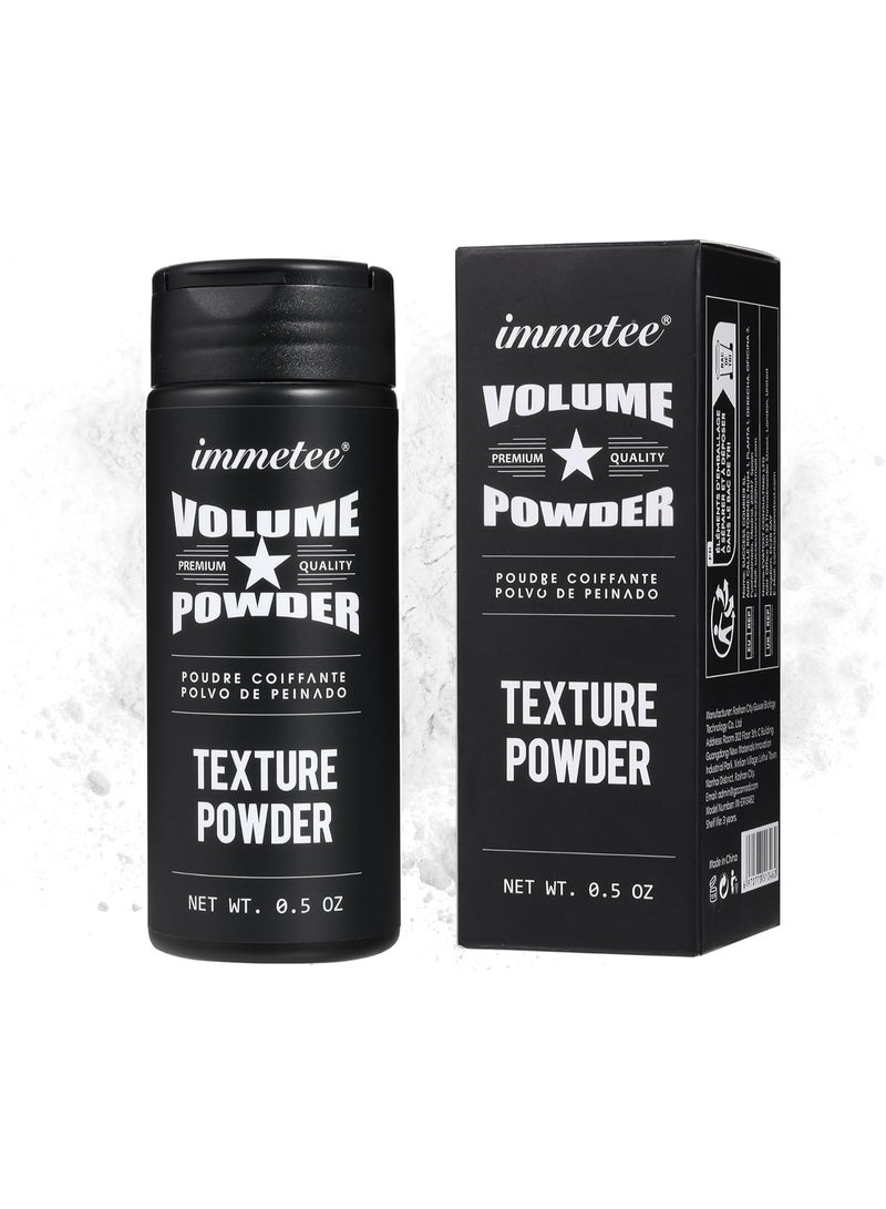 Immetee Hair Volume Powder - Texture Styling for Men and Women, Light Control Natural Matte Look, Root Lifting 0.5oz - Image 1