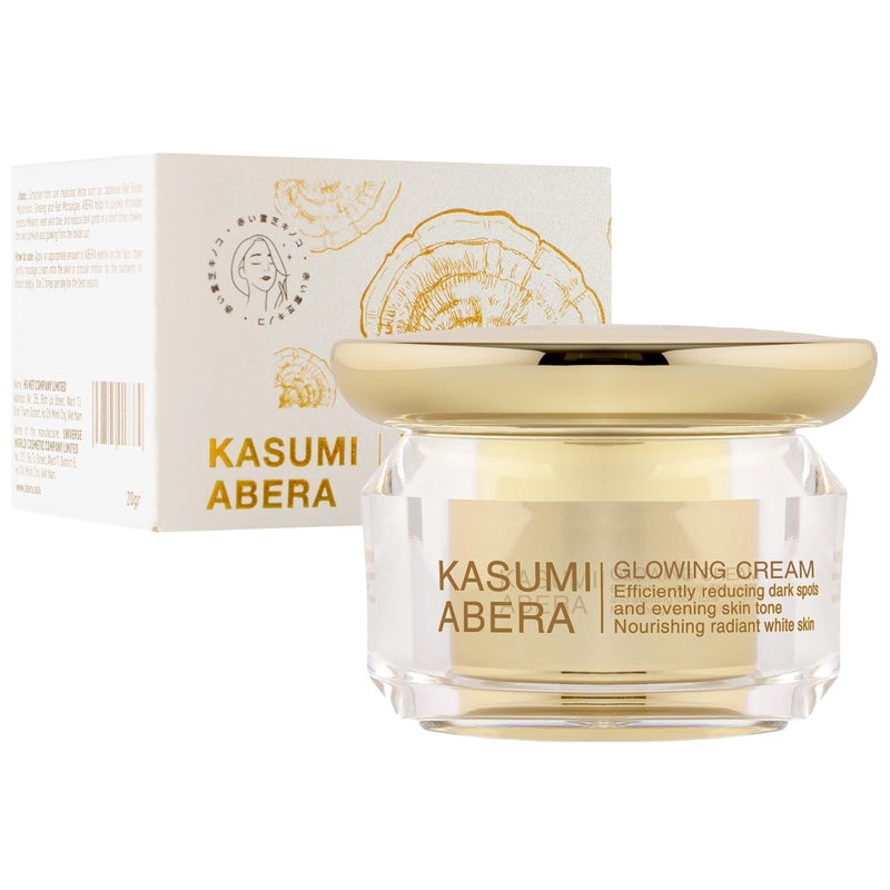 ABERA Kasumi Glowing Cream Melasma Treatment with Niacinamide  HA Dark Spot Remover For Face Reduce Fine Lines Wrinkles Antiaging Red Ginseng Extract Melasma Cream 07 Oz Per Item