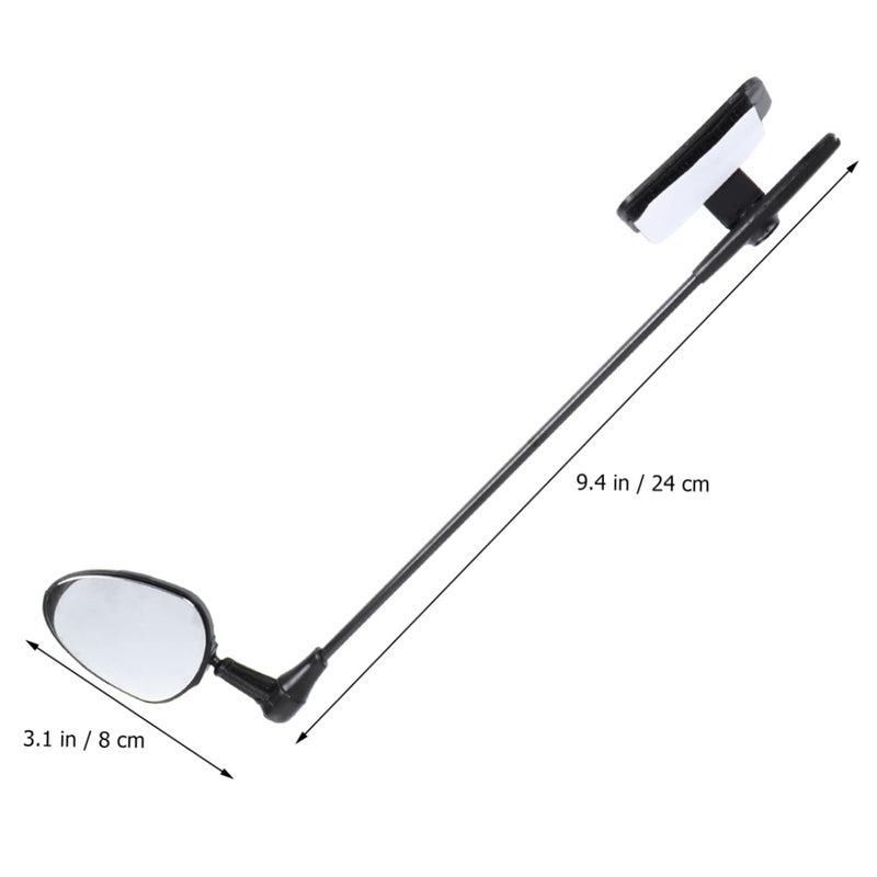 360 Degree Adjustable Bicycle Helmet Rear View Mirror with Super Clear Reflection - Image 3