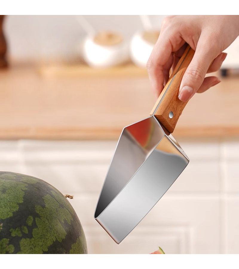 Stainless Steel Watermelon Cutter Multifunctional Fruit Slicer Dicer 1pc - Image 5