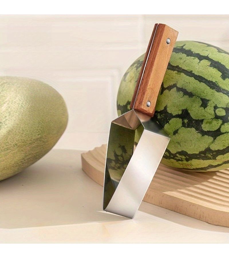Stainless Steel Watermelon Cutter Multifunctional Fruit Slicer Dicer 1pc - Image 4