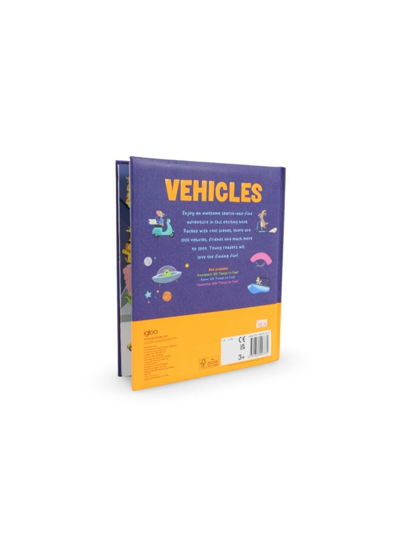 Igloo Books "Vehicles: 1001 Things to Find" Book - Image 3