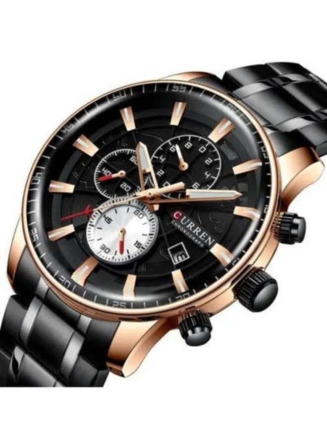 كارين ساعات للرجال التناظرية الكوارتز مقاوم للماء ساعات المعصم للرجال عرض التكتيكية الرياضة الحد الأدنى الساعات - Image 2