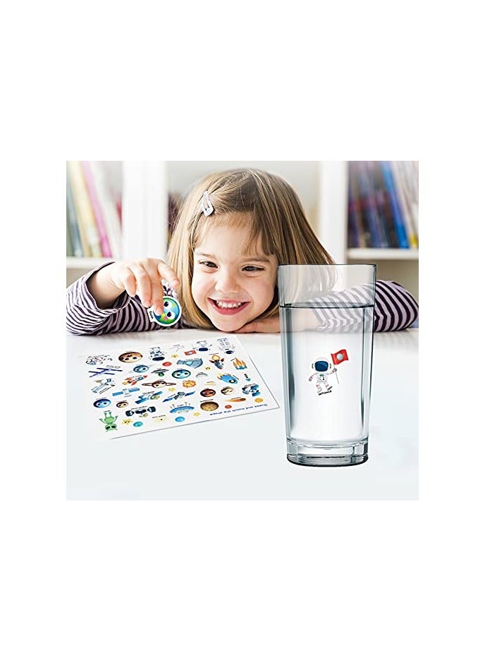 general Reusable Activity Sticker Learning Toys for Kids, Early Education Book Puzzle(Universe) - Image 3