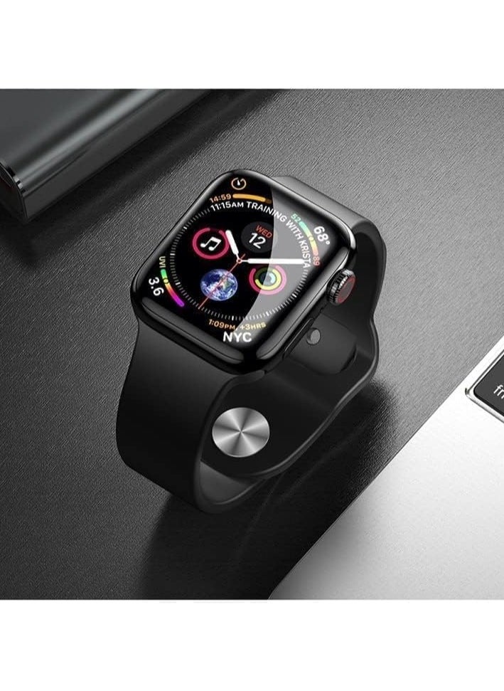 Generic - ELMO3EZZ Screen Protector Compatible with Amazfit Bib 3 / Bip 3 Pro Watch, 3D Soft Curved Edge Protection Film [Anti-Scratch] [Bubble Free] [Extremely Shatter-Resistant] [Highly Sensitive] (Not Glass) - Image 1