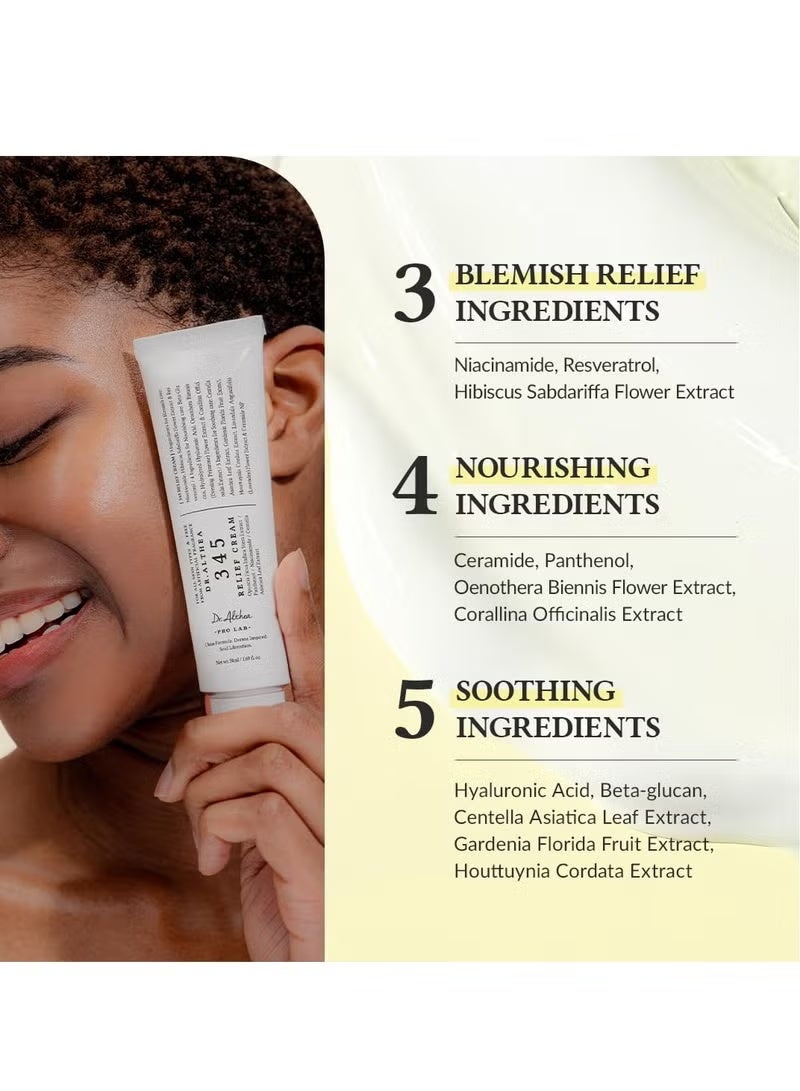 دي آر.ألثيا كريم دكتور ألثيا المهدئ والمرطب 345، 50 مل + أمبولة كبسولة مدغشقر سنتيلا تون لتفتيح البشرة 100 مل - Image 4