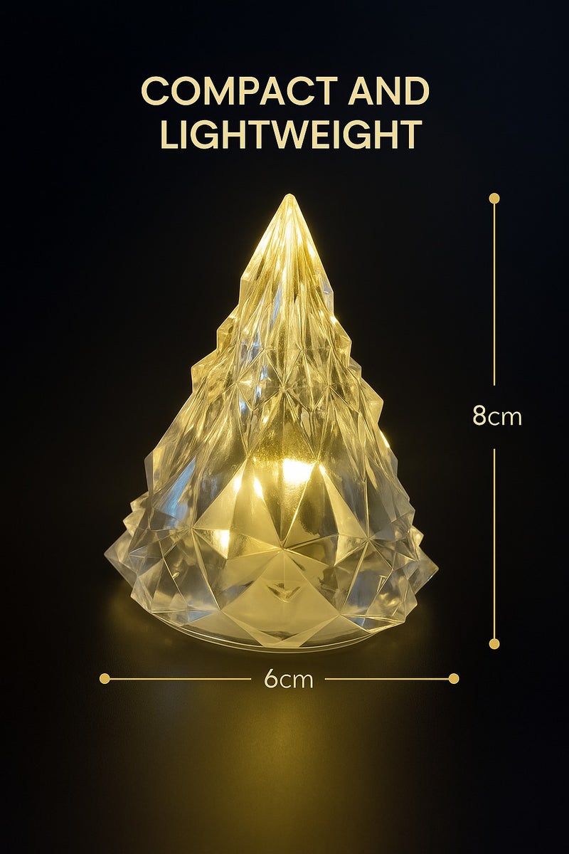 2pcs Decorative Night Lamps Romantic Table Lamps for Home Ornament Bedside Night Light for Bedrooms Safe and Design Present for Holidays and Special Occasions - Image 2