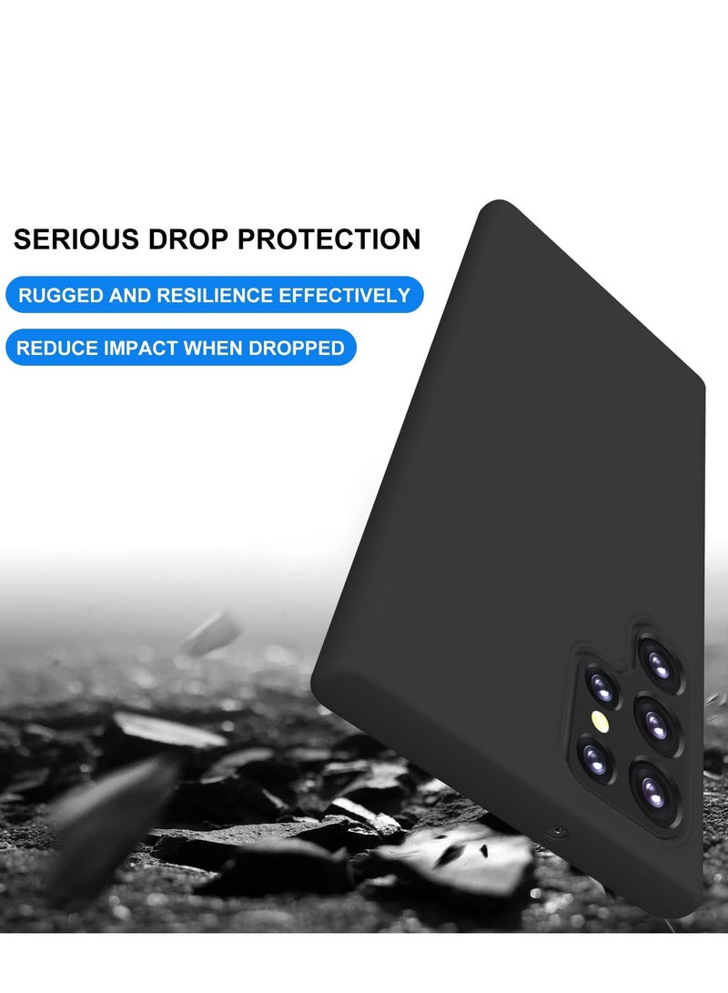 BORTONY Galaxy S22 Ultra Soft Liquid Silicone Case Slim Full-Body Protective Silicone Case Cover for Samsung Galaxy S22 Ultra 6.8 inch 2022 Released - Image 4