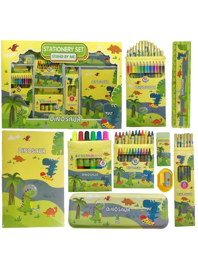 FunBlast FunBlast Stationary Kit for Girls Pencil Pen Book Eraser Sharpener Diary - Dinosaur Stationary Kit Set for Boys, Girls/Birthday Gift/Return Gift for Kids (Multicolor)  - Image 1