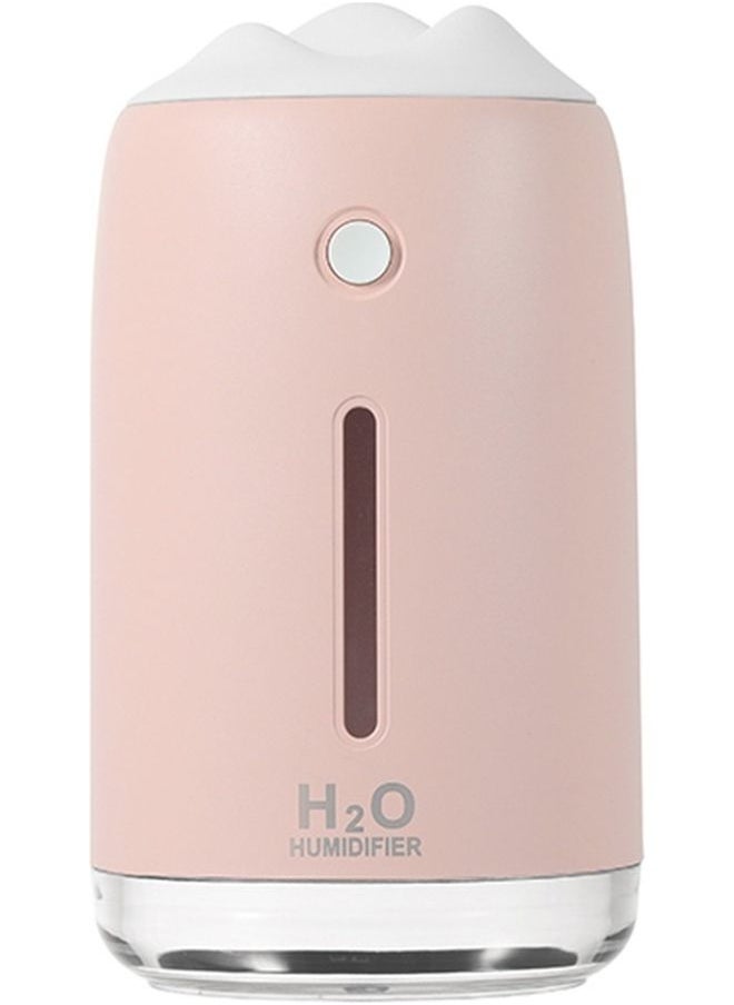 NIBEMINENT Small Desk Humidifier Pink 14.2x8.2x8.2cm  - Image 1