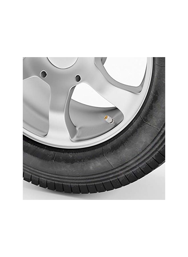 S-TOP Bolt-in Tire Valve Stem Caps Explosion Proof Inner Tubeless TPMS Valve Stem Silver Aluminum - Image 3