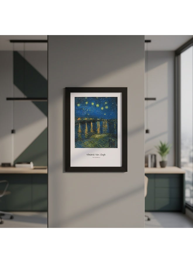 مجموعة إطارات صور سوداء A4 مكونة من 5 قطع - إطار مستندات من خشب MDF مقاس 8.3 × 11.7 بوصة (21 × 29.7 سم) - للتعليق على الحائط أو العرض على سطح الطاولة، حامل رأسي وأفقي (5، أسود) - Image 3