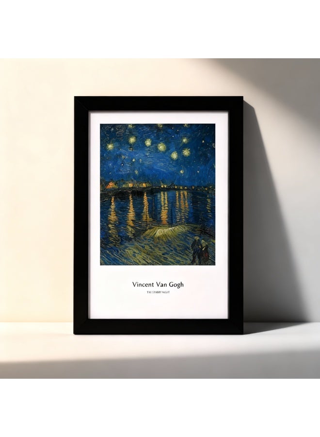 مجموعة إطارات صور سوداء A4 مكونة من 5 قطع - إطار مستندات من خشب MDF مقاس 8.3 × 11.7 بوصة (21 × 29.7 سم) - للتعليق على الحائط أو العرض على سطح الطاولة، حامل رأسي وأفقي (5، أسود) - Image 5