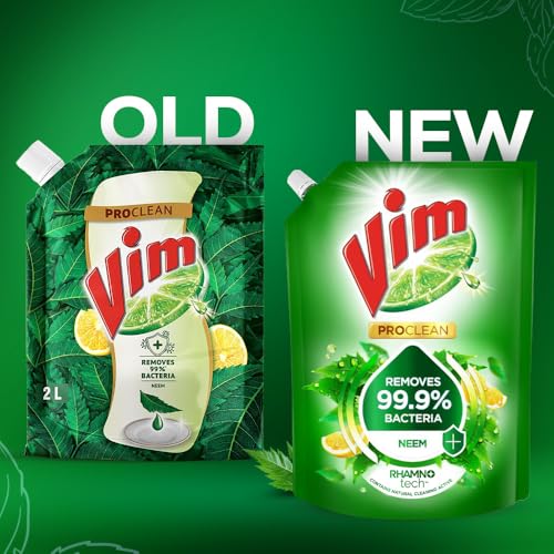 Vim Dishwash Anti Bac Liquid|| Neem|| 1.7 Ltr - Image 4