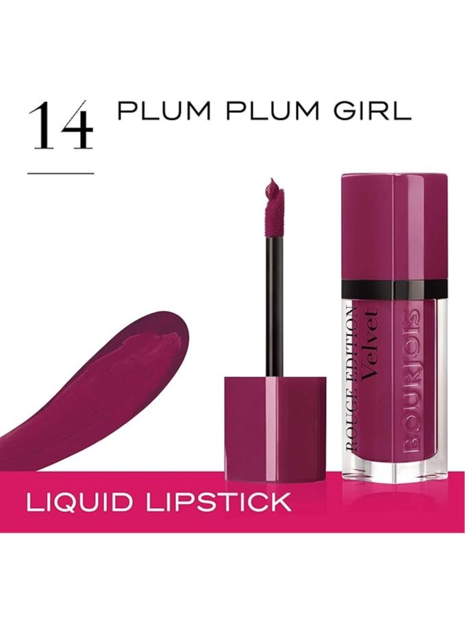 Bourjois Paris Rouge Edition Lipstick, 7.7 ml, Velvet 14 - Image 2