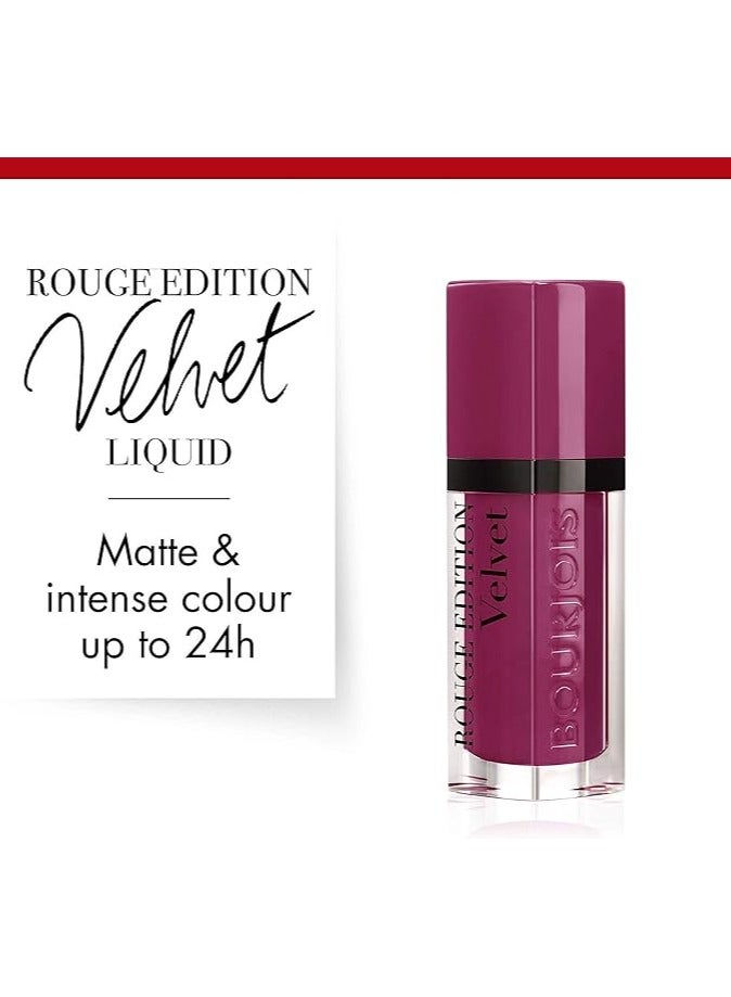 Bourjois Paris Rouge Edition Lipstick, 7.7 ml, Velvet 14 - Image 3