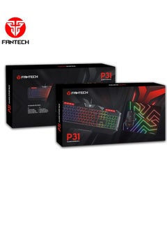 FANTECH Fantech 3in1 Gaming Combo with 104 Keys RGB Backlit Gaming Keyboard, Adjustable DPI Gaming Mouse, Speed Type Surface Design Mouse Pad Gaming Bundle  - Image 2