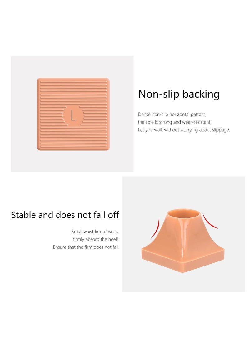 SYOSI - High Heel Protective Heel Caps, 10 Pairs Heel Tip Covers 5 Sizes ，Heel Stoppers Heel Repair Caps Covers for Walking on Grass and Uneven Road Heel Cover Cups for Wedding Outdoor Events - Image 1