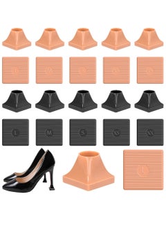 High Heel Protective Heel Caps, 10 Pairs Heel Tip Covers 5 Sizes ，Heel Stoppers Heel Repair Caps Covers for Walking on Grass and Uneven Road Heel Cover Cups for Wedding Outdoor Events
