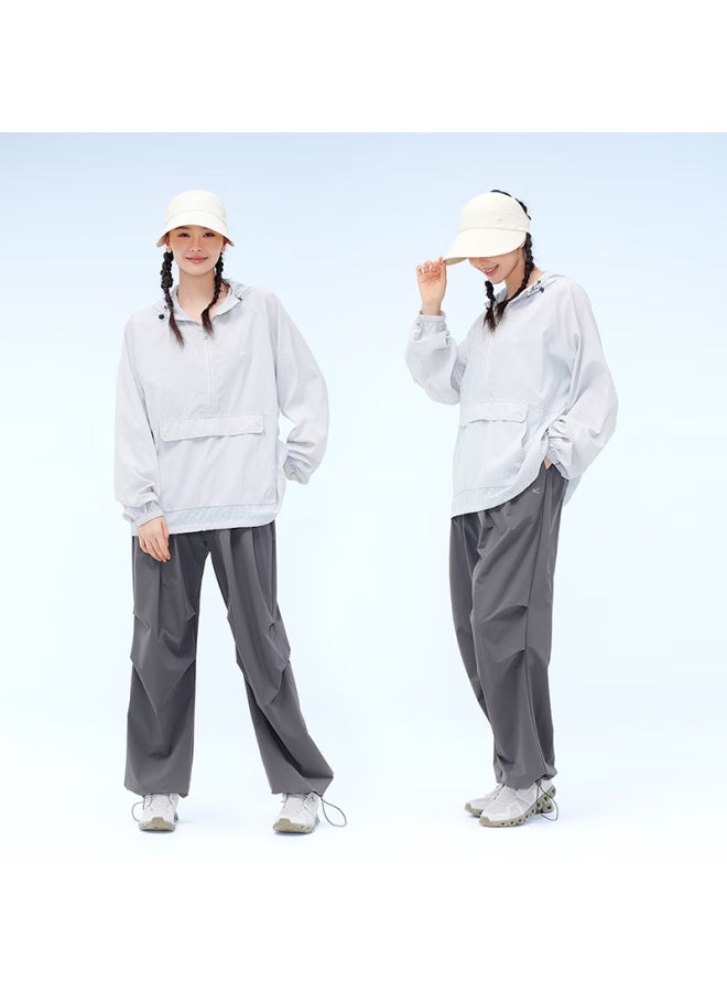 Vvc Cheng Yi Same Style Women's Summer Breathable Fashion Uv Protection Skin-friendly Versatile Sun Protection Jacket Moonlight Gray L