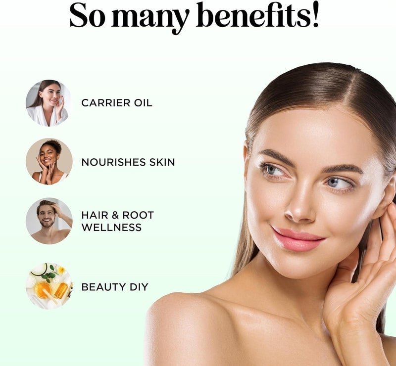 Maple Holistics Avocado Oil For Hair and Skin - 100% Pure Avocado Oil for Skin and Nail Care plus Dry Hair Treatment and Facial Oil Moisturizer - Natural Hair Oil and Carrier Oil for Essential Oils Mixing (4 Fl Oz) - Image 3