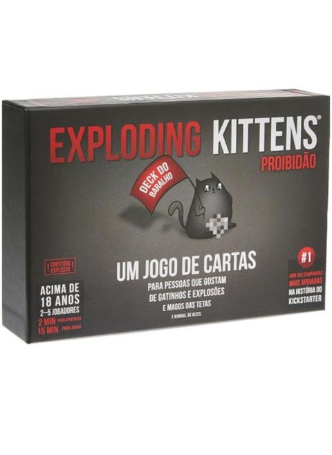 Exploding Kittens Galapagos, (Exploding Kittens): Prohibition, Card Game for Friends, 2 - 5 players, 30 minutes per game