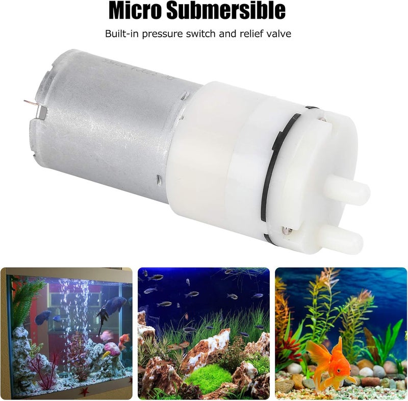 DC 6 V 3 W Water Pump - 3 Pieces Micro Submersible Motor VN2706PM - 3.5 Liters per Minute Flow Rate - 100 KPa Pressure for Aquarium Fish Tank Tabletop Fountain and Hydroponics - Image 4