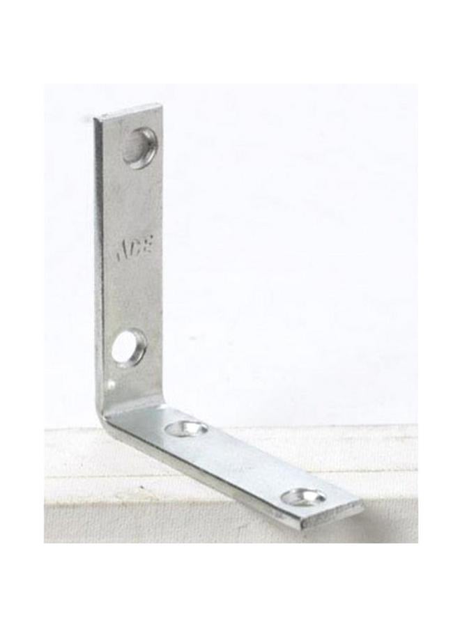 ACE Heavy-Duty Zinc Inside L Corner Brace Silver 2.5inch 01-3404-241 - Image 2