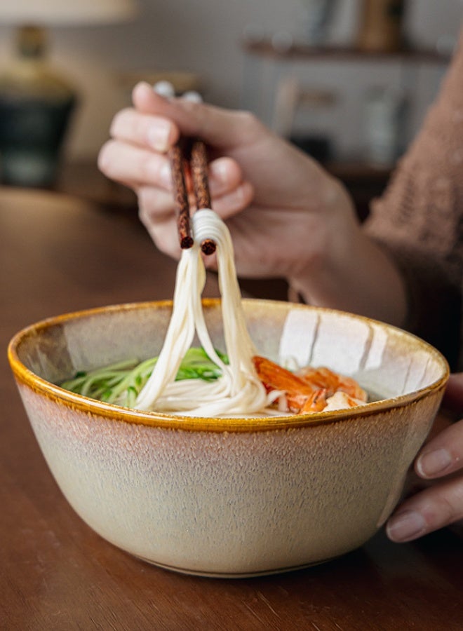 Clink Premium Ceramic Soup Bowl - 28 oz Large Capacity, Colorful Flame High Quality Soup Bowl For Home & Restaurants, Perfect for Soup, Ramen, Cereal, Salad, Pasta - Image 3