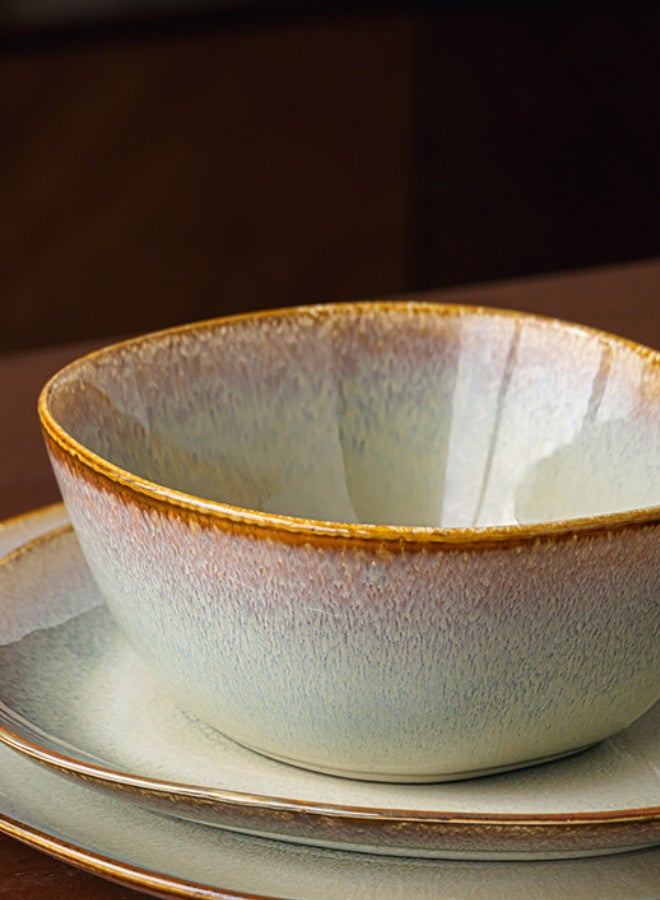 Clink Premium Ceramic Soup Bowl - 28 oz Large Capacity, Colorful Flame High Quality Soup Bowl For Home & Restaurants, Perfect for Soup, Ramen, Cereal, Salad, Pasta - Image 5
