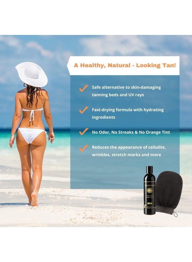 Tan Physics True Color Combo w/FREE pair HYDRO Exfoliation Gloves- Extender and Tanner all in ONE package comes with FREE pair Hydro Exfoliation Gloves by Sans-Sun - Image 2
