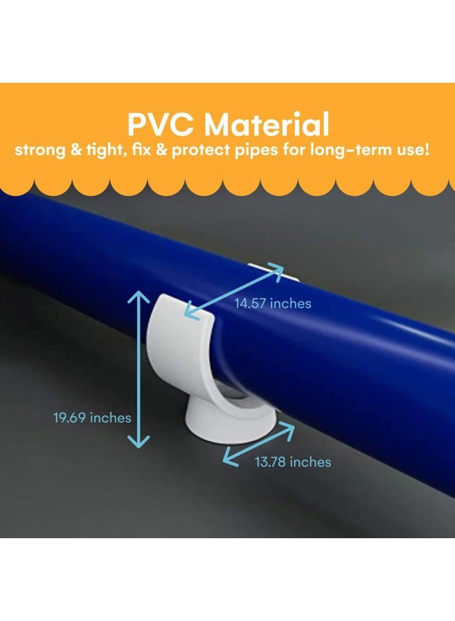 Noa Store Snap in Clips for 1/2 inch PEX Tubing, 130 Pieces - Image 2