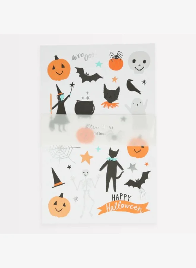 Meri Meri Happy Halloween Tattoo Sheet