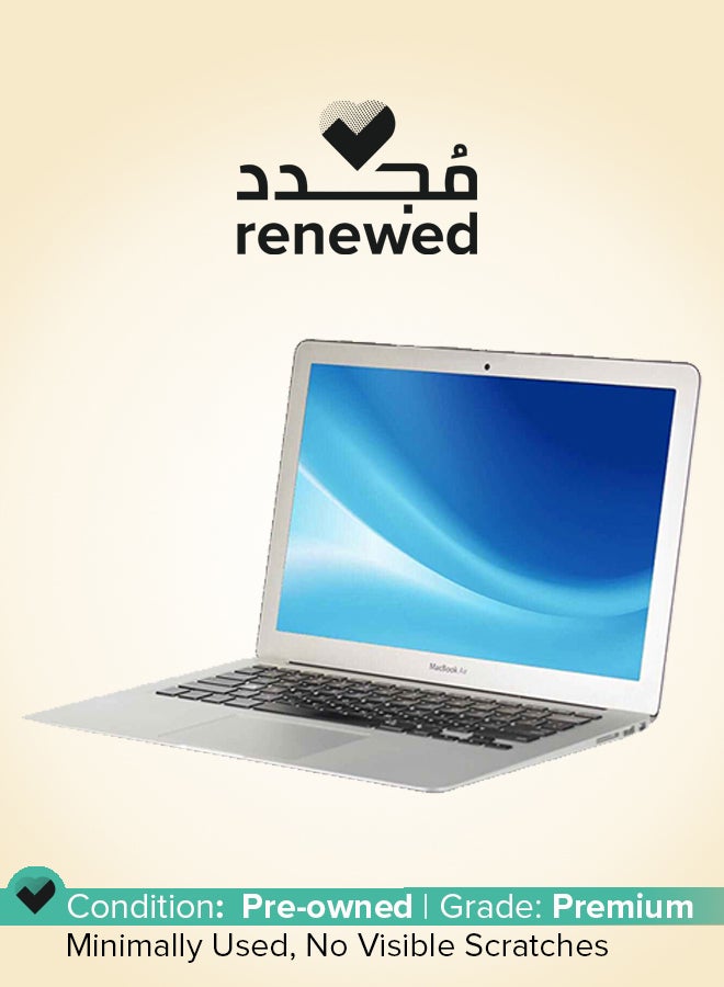 ابل  مُجدد - لابتوب ماك بوك إير A1466 إصدار (2015) بشاشة 13.3 بوصة ومعالج إنتل كور i5 من الجيل الخامس/ وذاكرة رام 8 جيجابايت/ ومحرك أقراص SSD بسعة 128 جيجابايت/ وبطاقة رسومات إنتل بدقة عالية الوضوح وسعة 1.5 جيجابايت فضي - Image 1