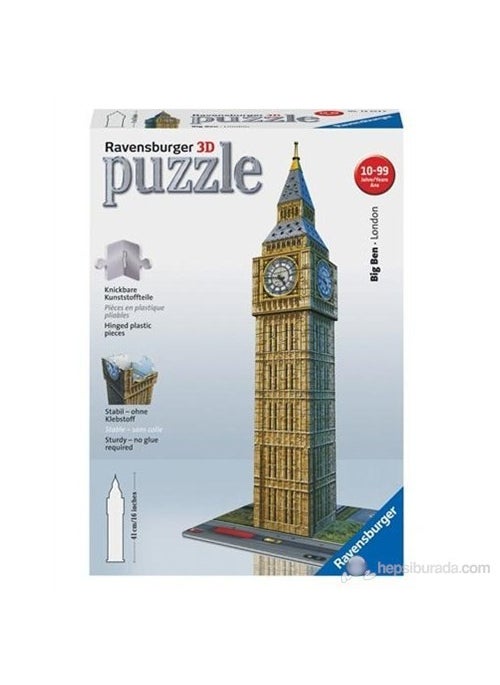 3D 216 Piece Plastic Puzzle Big Ben Clock Tower-125548 - pzsku/Z0A09171A79A800A66B07Z/45/_/1725723552/98261a8f-ed98-4451-acfa-87e38fc128bf