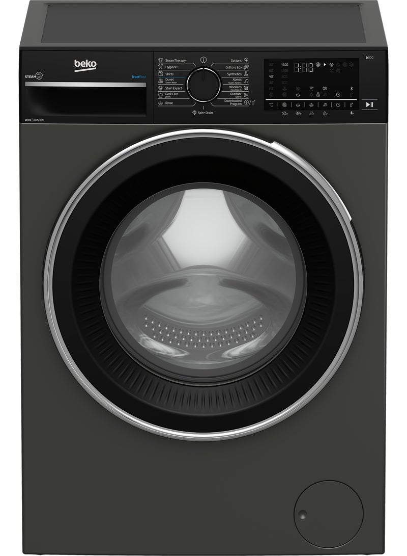 بيكو Freestanding Washer Dryer, 10 kg Wash / 6 kg Dryer, 1400 rpm , ProSmart Inverter Motor , Bluetooth Connectivity, Grey , BWD10640MCI 10 kg BWD10640MCI Manhattan Gray - Image 5