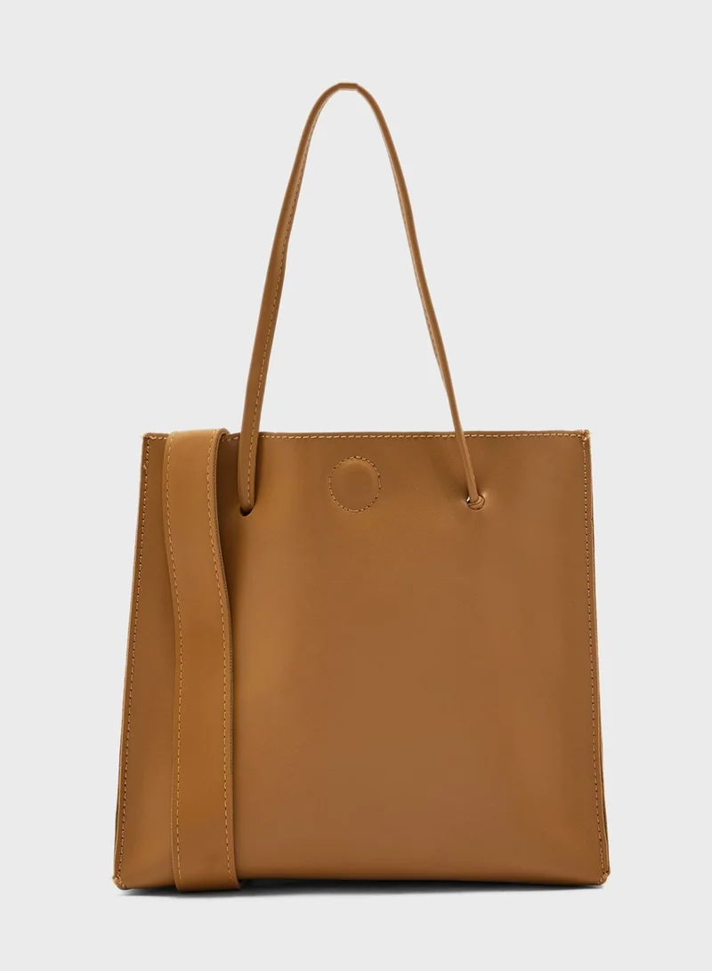 ELLA Minimal Tote Bag with Detachable Shoulder Strap