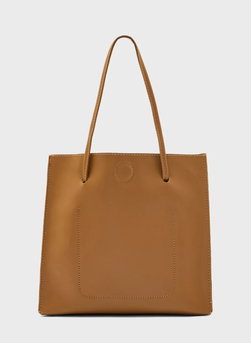 ELLA Minimal Tote Bag with Detachable Shoulder Strap