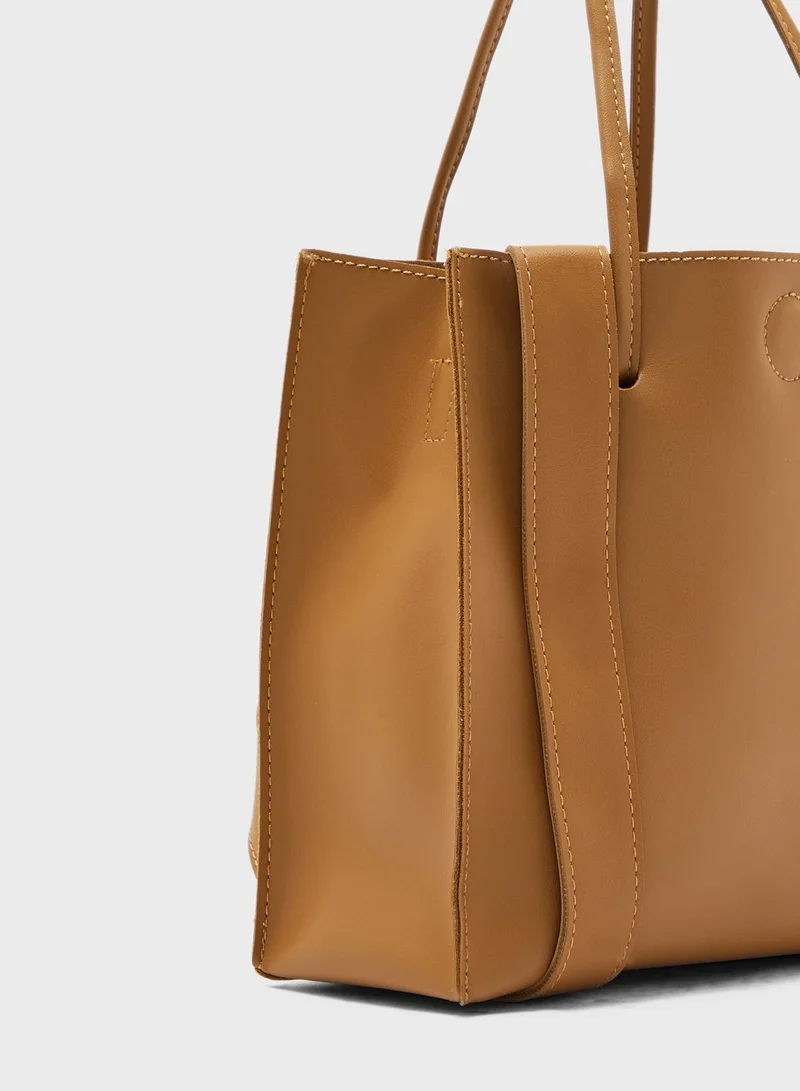 ELLA Minimal Tote Bag with Detachable Shoulder Strap