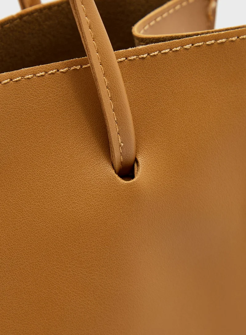 ELLA Minimal Tote Bag with Detachable Shoulder Strap