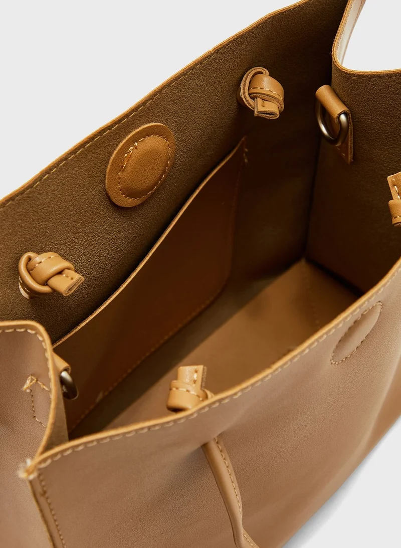 ELLA Minimal Tote Bag with Detachable Shoulder Strap