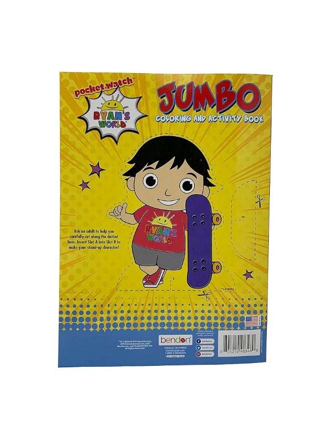 Ryan's World Ryan's World 80pg Coloring Book -Assorted Style- 1 pc - Image 2